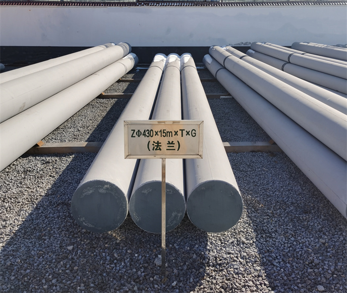 铁西430×15米×T×G砼电力电杆